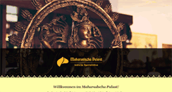 Desktop Screenshot of maharadschapalast.de