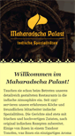 Mobile Screenshot of maharadschapalast.de